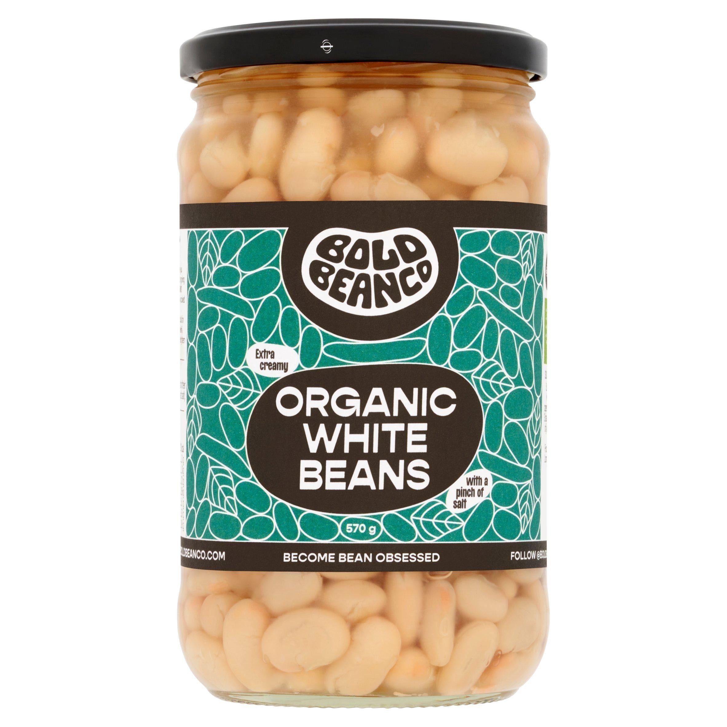 Bold Bean Co Organic White Beans 570g - McGrocer