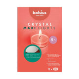 Bolsius Crystal Tealights 8hr 12 per pack - McGrocer