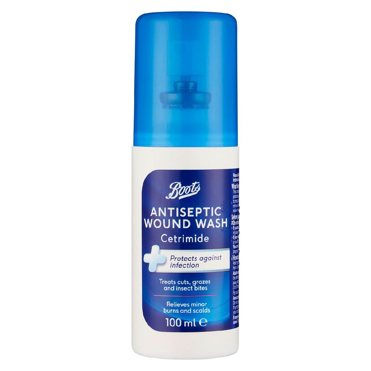 Boots Antiseptic Wound Wash - 100ml - McGrocer