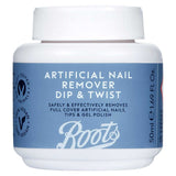 Boots Artificial Nail Remover Dip & Twist 50ml - McGrocer