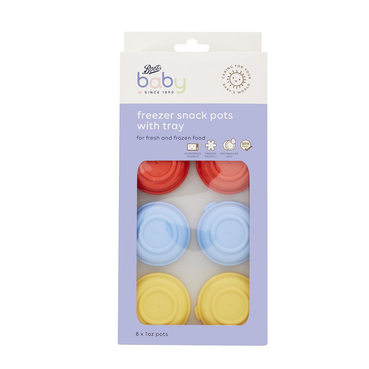 Boots Baby Freezer Pots Tray 8 pack - McGrocer