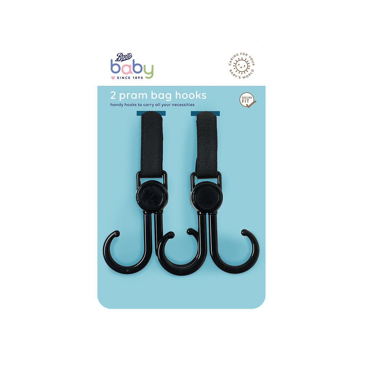 Boots Baby Pram Bag Clips - McGrocer