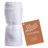 Boots Everyday Face Cloth White - McGrocer
