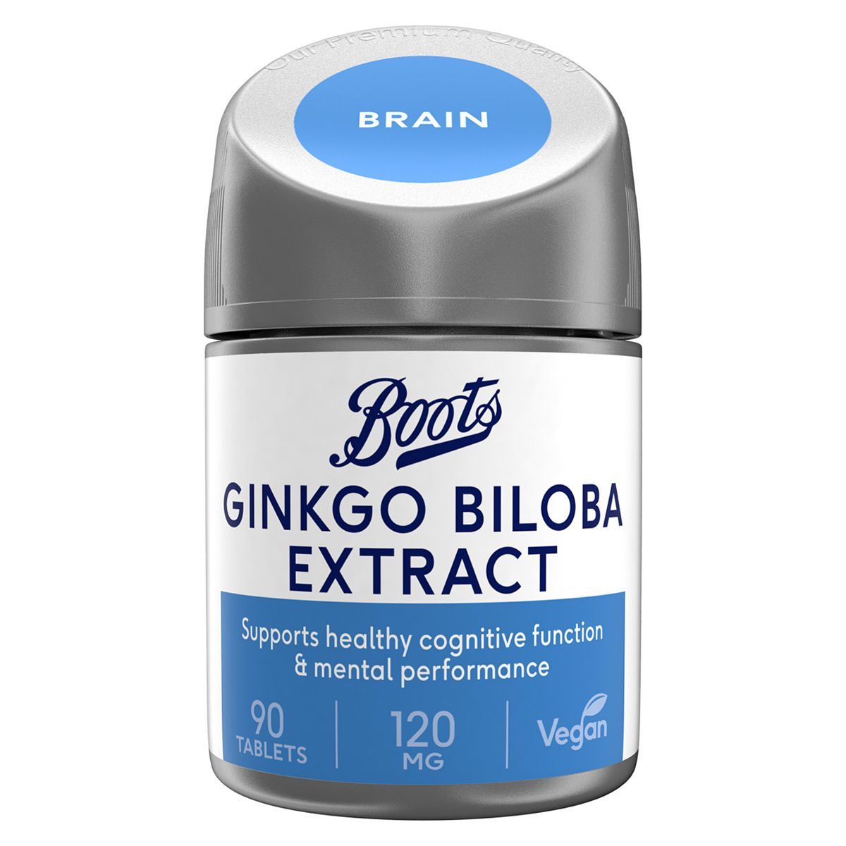 Boots Ginkgo Biloba 120mg 90 Tablets (3 month supply) - McGrocer