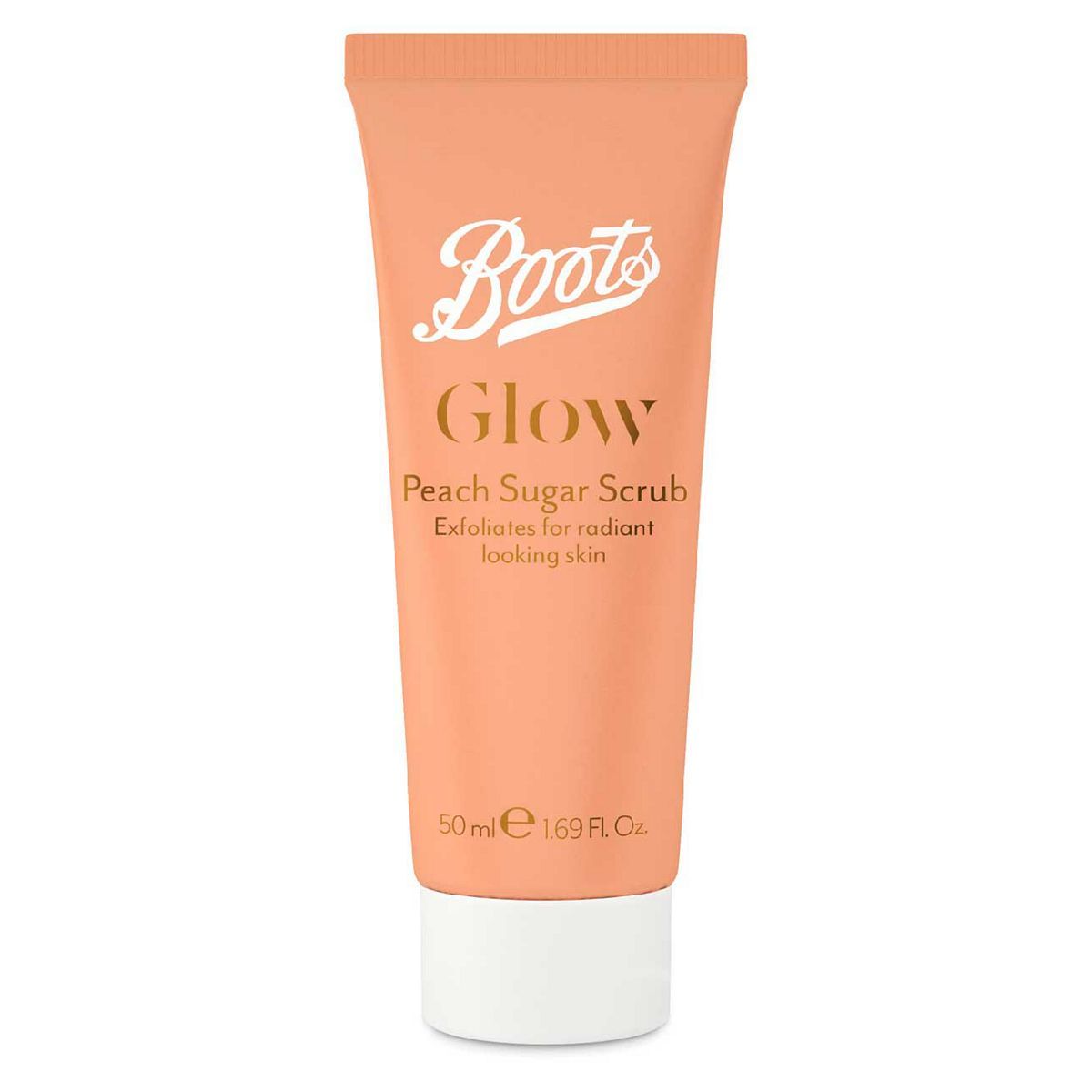 Boots Glow Peach Sugar Scrub 50g - McGrocer