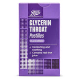 Boots Glycerin Throat Pastilles Blackcurrant - 45g - McGrocer