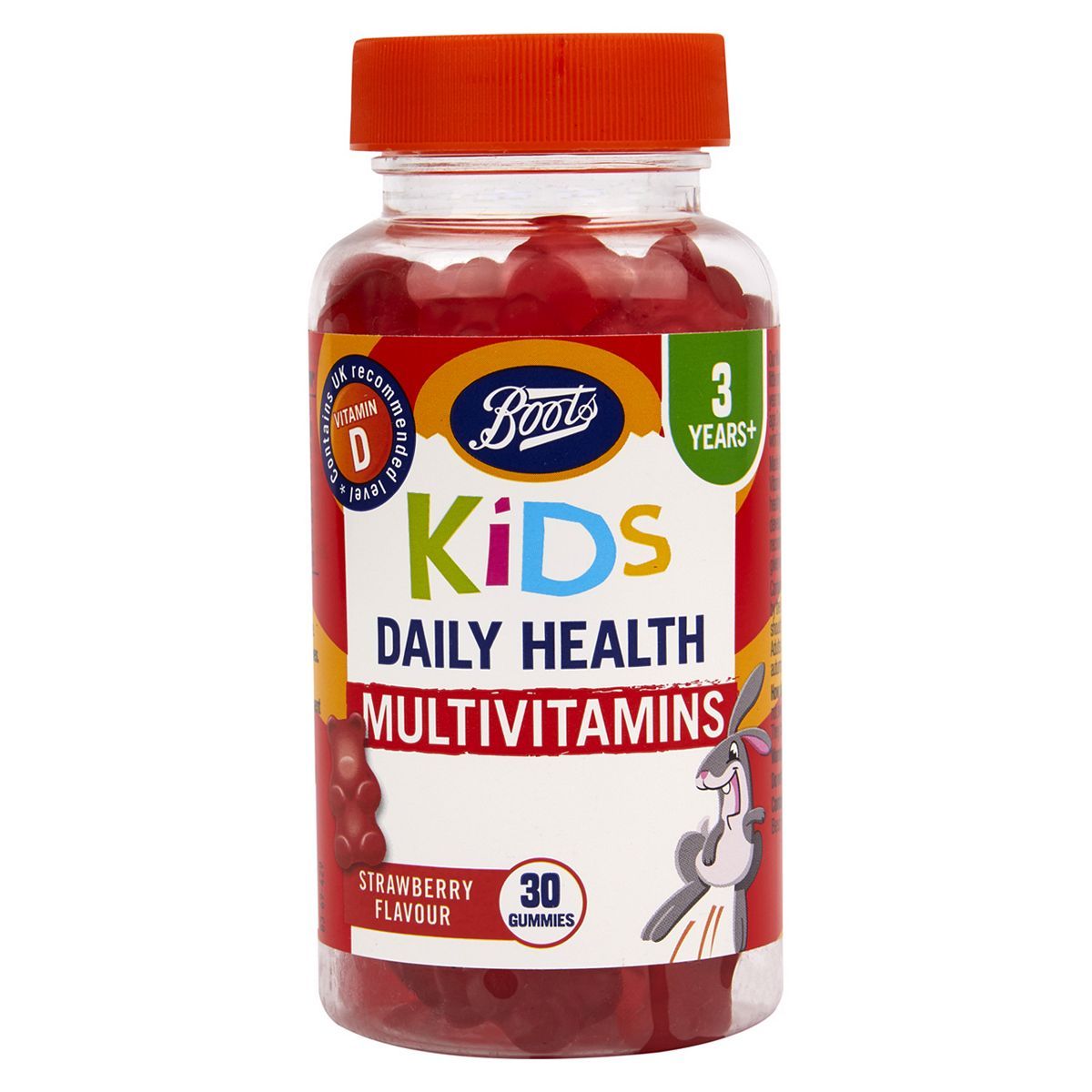 Boots Kids Daily Health Multivitamins Strawberry Flavour - 30 Gummies - McGrocer