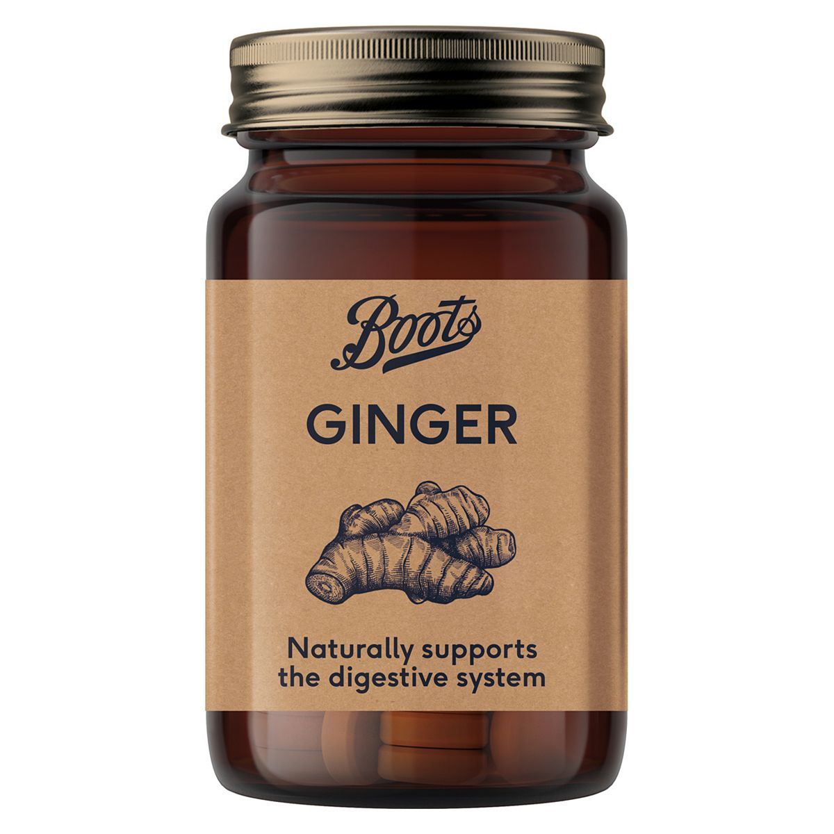 Boots Naturals Ginger 60 Tablets - McGrocer