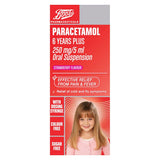 Boots Paracetamol 6 Years Plus 250 mg/5 ml Oral Suspension – 80 ml - McGrocer