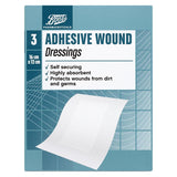 Boots Pharmaceuticals Adhesive Wound Dressings - 3 dressings (16 x 12cm) - McGrocer