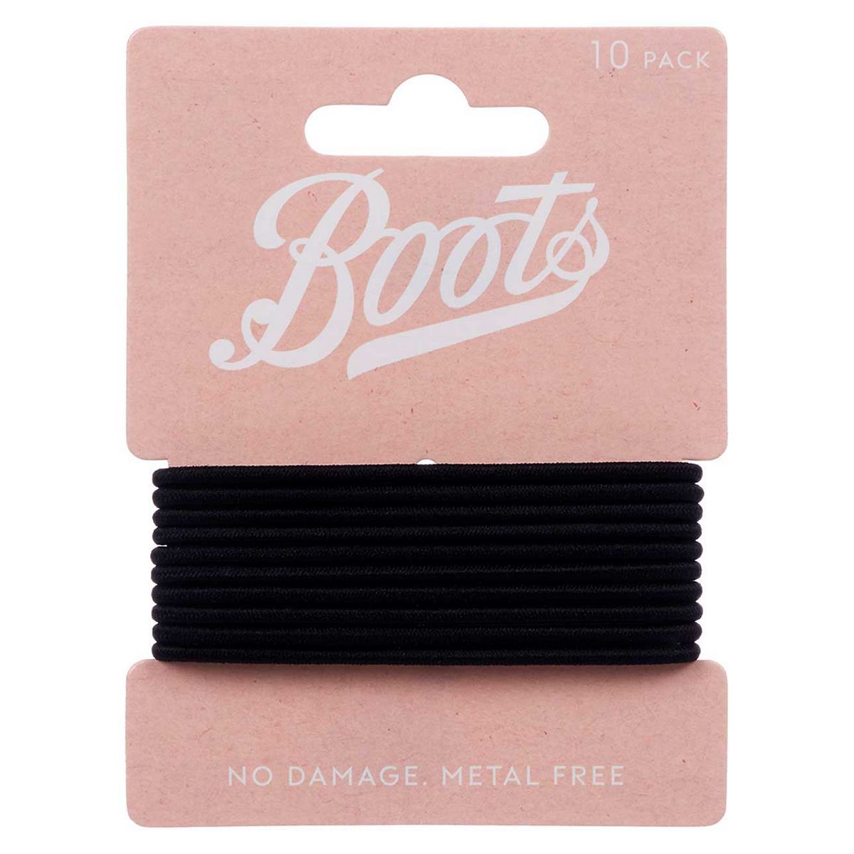 Boots ponybands thin black 10s - McGrocer