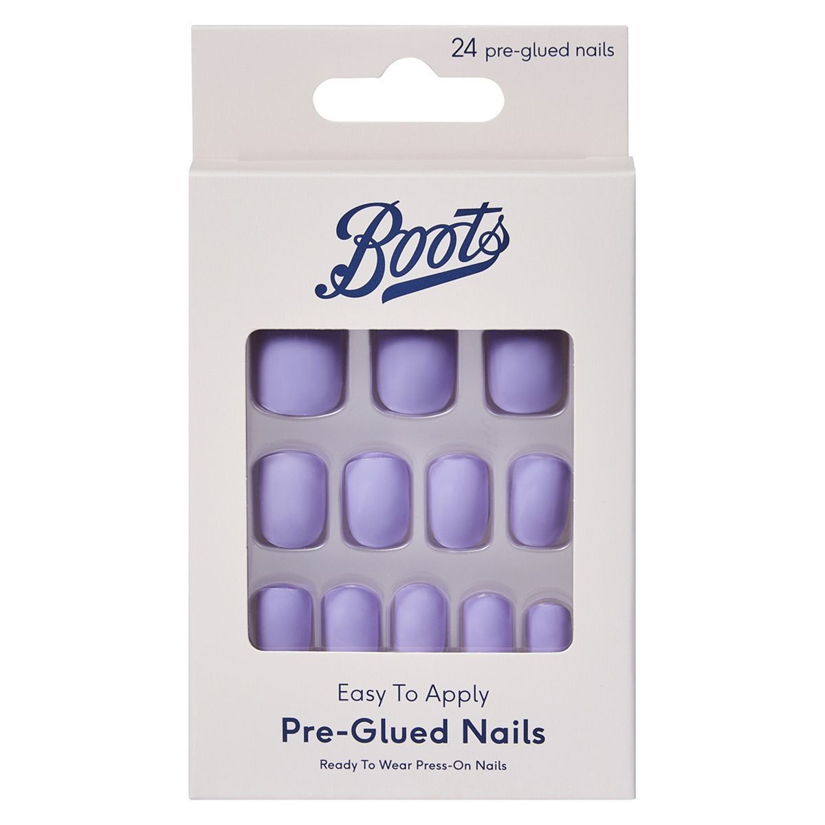 Boots Pre Glued Nails - Lavendar Haze - Lilac - McGrocer