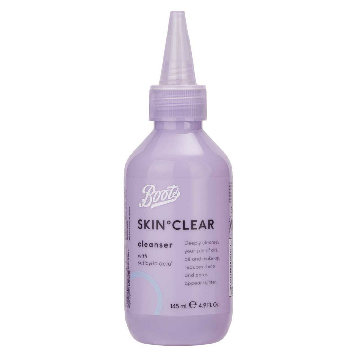 Boots Skin Clear Cleanser with salicylic acid 145ml - McGrocer