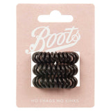 Boots spiral hair ties brown 3s - McGrocer
