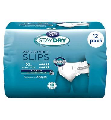 Boots Staydry Slips XL - 120 Pairs (12 Pack Bundle) - McGrocer