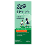 Boots Threadworm Tablets 2 Years Plus - 4 Tablets - McGrocer