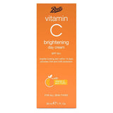 Boots Vitamin C Brightening Day Cream SPF50+ 30ml - McGrocer