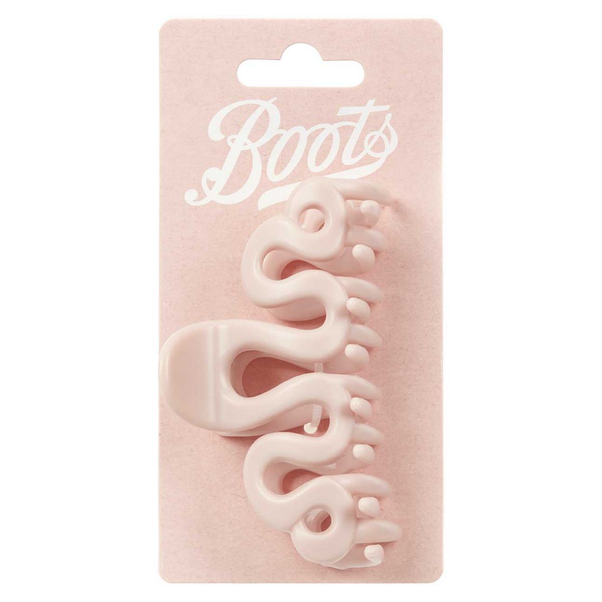Boots wavy jaw clip pink - McGrocer