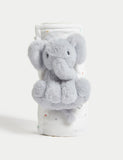 Born In 2024 Soft Toy & Blanket Gift Set - McGrocer