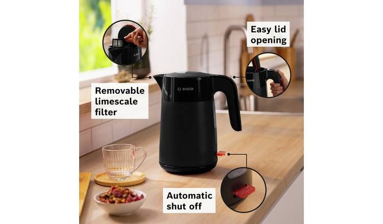 Bosch TWK2M163GB MyMoment Excite Kettle - Black - McGrocer