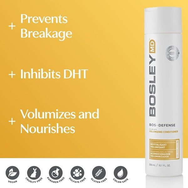 BosleyMD Volumising Conditioner Defence Colour Safe  300ml - McGrocer