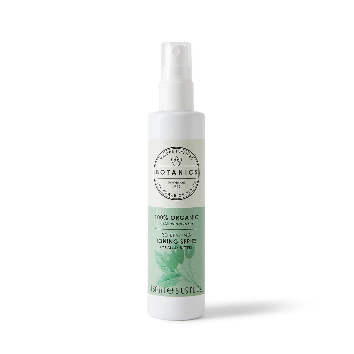 Botanics 100% Organic Facial Rosewater Toning Spritz 150ml - McGrocer