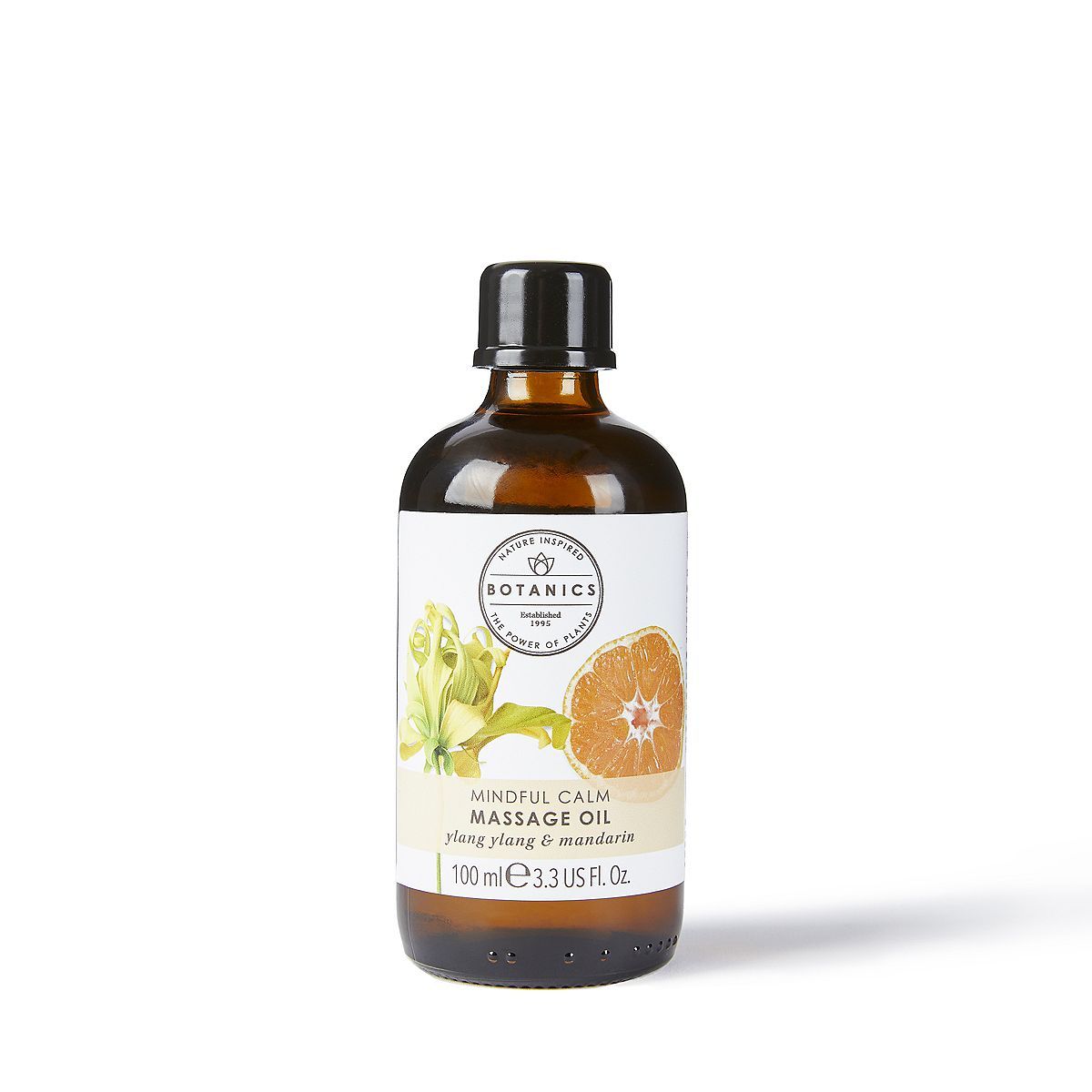 Botanics Massage Oil Ylang Ylang & Mandarin 100ml - McGrocer