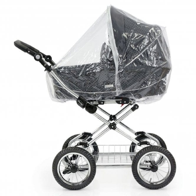 BabyStyle Zippy Raincover pram cover clear PVC, UK version
