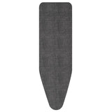 Brabantia 124cm x 45cm Denim Black Ironing Board Cover 2mm foam