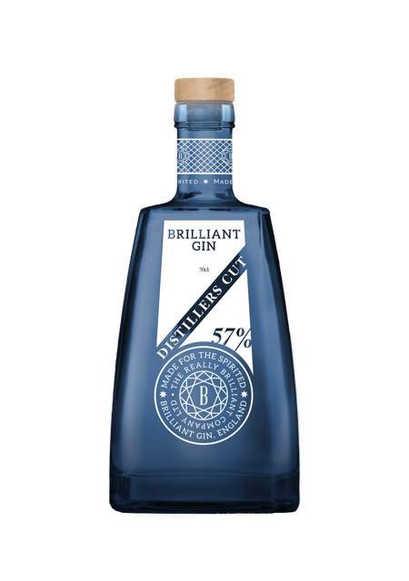 Brilliant gin, Distillers Cut, 70cl bottle, UK version