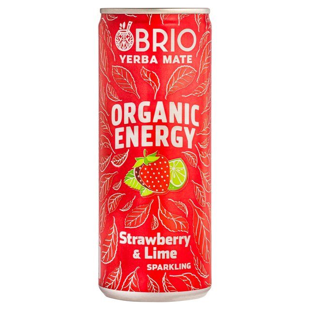 BRIO Organic Energy Drink Strawberry 250ml