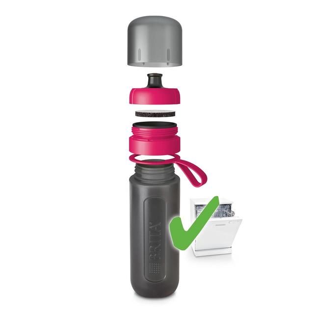 Brita Fill & Go Active Water Bottle Pink 600ml