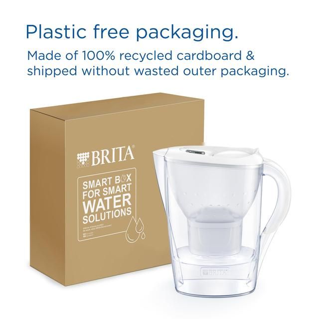 BRITA Marella Cool White MX PRO 6 Month Pack &Jug