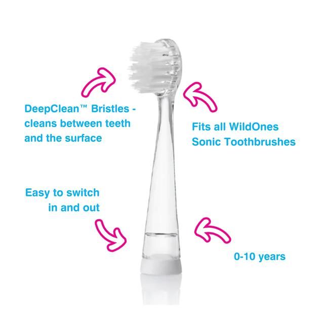 Brush-Baby WildOnes Replacement Brush Heads 4 per pack