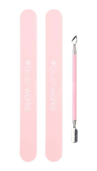 Brushworks Cuticle Pusher and Files