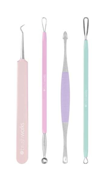 Brushworks HD Pastel Blackhead & Blemish Remover Set