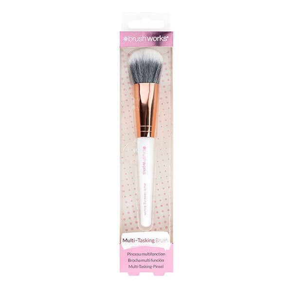 Brushworks White & Gold Multi Tasking Brush