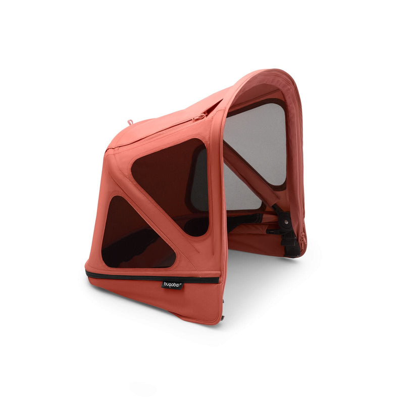 Bugaboo Donkey breezy sun canopy in Sunrise Red, UK version