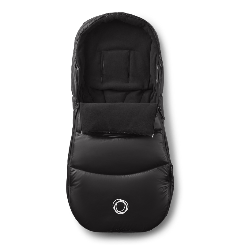 Bugaboo Noir footmuff Black Moonlight, imported from the UK