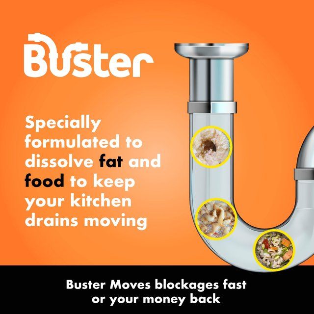 Buster Kitchen Plughole Unblocker 150ml