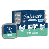 Butcher's Lean & Tasty Low Fat Dog Food Trays 12 x 150g