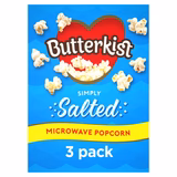 Butterkist Salted Microwave Popcorn 3 Pack