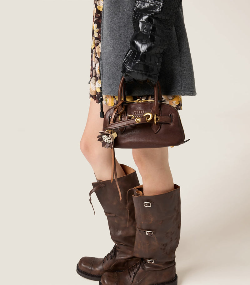 Miu Miu Aventure mini nappa leather handbag, UK version