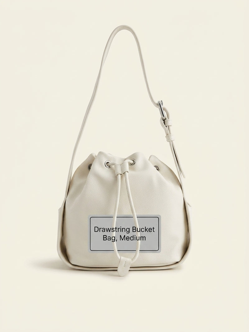 Vivienne Westwood Stacey leather bucket bag with logo hardware - British product