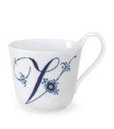 Harrods Royal Copenhagen Blue Fluted Alphabet Porcelain Mug- Buy online at McGrocer