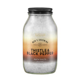 Scottish Fine Soaps Thistle Black Pepper Bath Salts 500g (British brand)