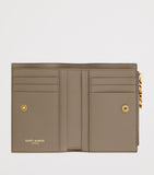 Saint Laurent matelassé bifold wallet (British brand)