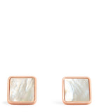 Babette Wasserman rose gold-plated key stone cufflinks, imported from the UK