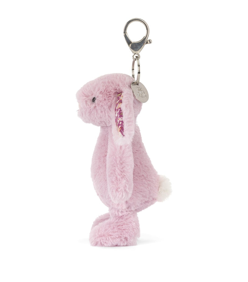 Jellycat Thistlepop Blossom Bunny bag charm, imported from the UK