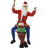 Smiffys piggyback elf costume in green - British product